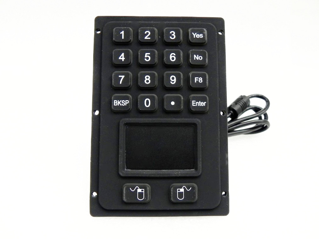 Industrial USB Keypad/Touchpad Data Entry Device